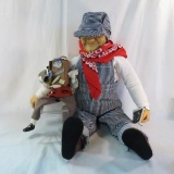 1986 Billie Peppers Railroad Man and Kazounis Doll