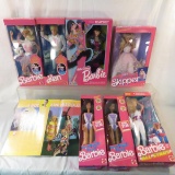 4 Vintage NIB Barbie's, 1 Skipper, 1 Midge & 1 Ken