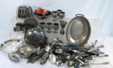 Vintage silver electroplate serving pieces