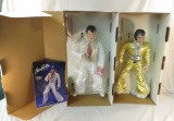 Gold & platinum Elvis & Supergold Elvis Dolls