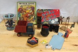 Vintage toys & games with diecast truck