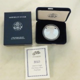 2010 W $1 American Silver Eagle Proof