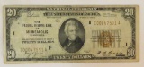 1929 Minneapolis MN $20 National Note