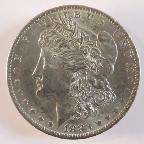 1883 O Morgan Silver Dollar AU