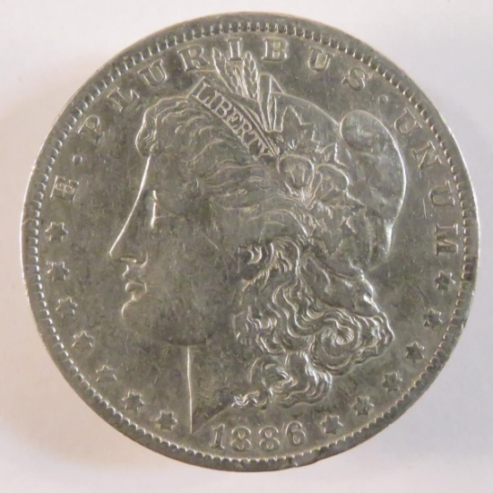 1886 O Morgan Silver Dollar