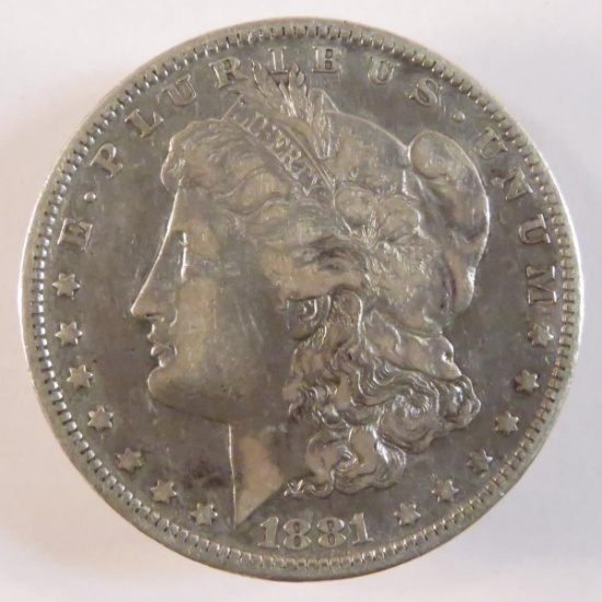 1881 O Morgan Silver Dollar