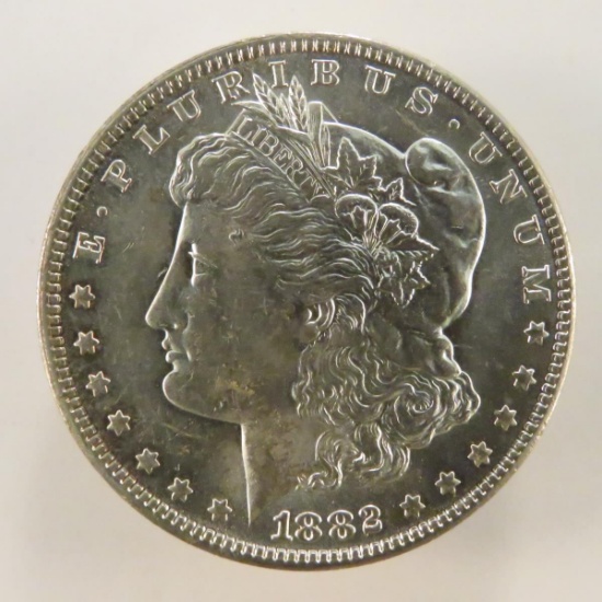 1882 O Morgan Silver Dollar AU