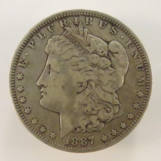 1887 O Morgan Silver Dollar