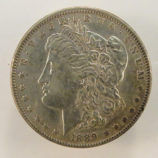 1889 Morgan Silver Dollar AU