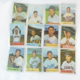 12 1954 Bowman Baseball Cards