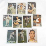 10 1957 Topps Baseball Cards