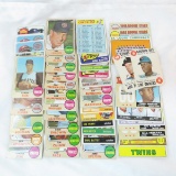 45 1960's Topps Baseball Cards with stars