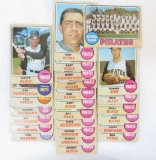 25 1968 Topps Baseball Cards with stars