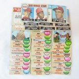 35 1968 Topps Baseball Cards with stars