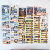 70 1983-84 Topps Baseball Cards with stars
