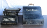 Smith Premier No. 4 Typewriter with case