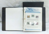 Air Mail stamp collection 1918 - 1971 in book