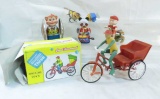 Collection of windup toys, 1 with box