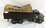 Marx US Army truck with canvas top