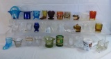 65+ Vintage and Antique glass toothpick holders