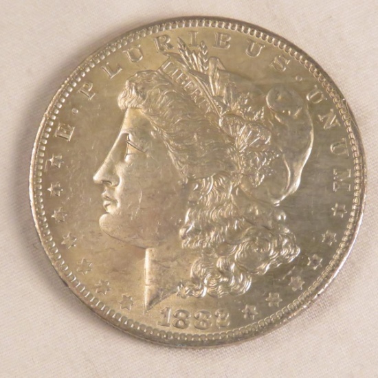 1882 O Morgan Silver Dollar AU