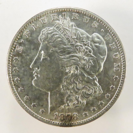 1878 S Morgan Silver Dollar AU