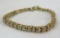 14kt gold tennis bracelet with 42 diamonds 14.3gtw