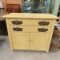 Antique wash stand/commode - hand painted