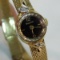 14Kt gold La Petite Bulova Ladies watch - works