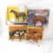 4 Breyer Horses with boxes Overo Paint, AQHA