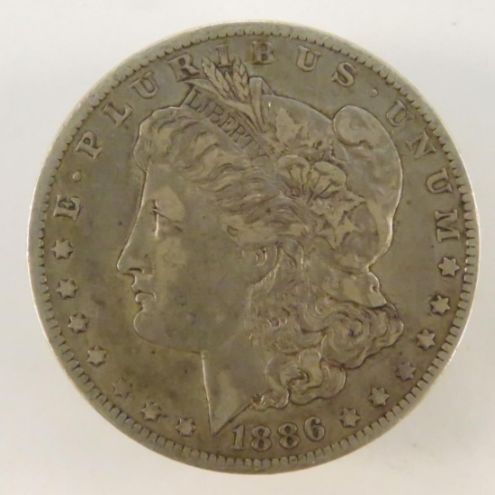 1886 O Morgan Silver Dollar