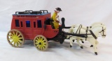 Vintage Old West Stagecoach wagon and horses