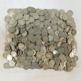 500 Buffalo Nickels- mix of full date-no date