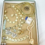Coro & other vintage signed jewelry