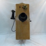 Antique crank phone- converted to vintage dial