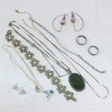 Assorted sterling jewelry 48.1gtw