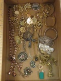 Vintage jewelry- some copper, bangles and more