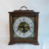W German 21 jewel mantle clock - working