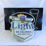 2 Light up beer signs- Genesee and Old Style