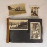 Antique photos in album