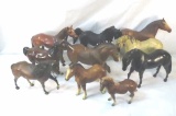 10 Breyer Horses no boxes