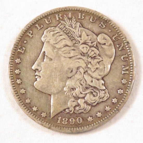 1890 O Morgan Silver Dollar