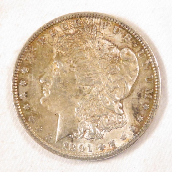 1891 Morgan Silver Dollar