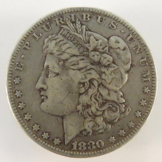 1880 O Morgan Silver Dollar