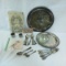 GAR Spoons, silverplate, trays and more