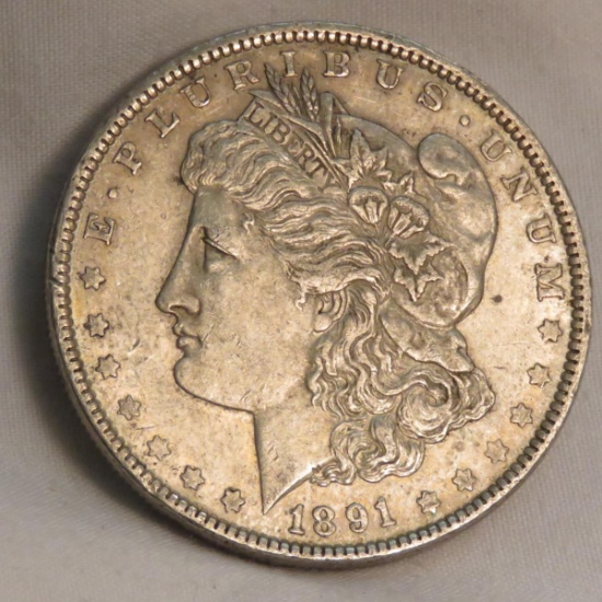 1891 Morgan Silver Dollar