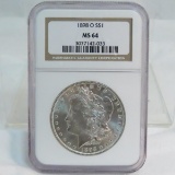 1898 O Morgan Silver Dollar NGC Graded MS64