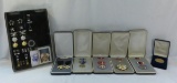 US Military medals in cases & display