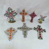 Vintage Bijoux MG crosses and bunny
