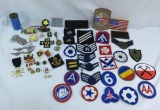 Collection of vintage & modern Military Insignia